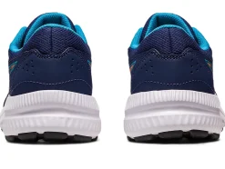 Online ASICS CONTEND 8 GRADE SCHOOL Indigo Blue/Sun Peach