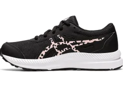 Shop ASICS CONTEND 8 GRADE SCHOOL Black/Frosted Rose