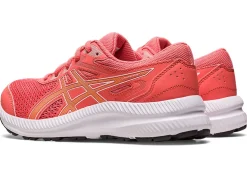 Cheap ASICS CONTEND 8 GRADE SCHOOL Papaya/Summer Dune