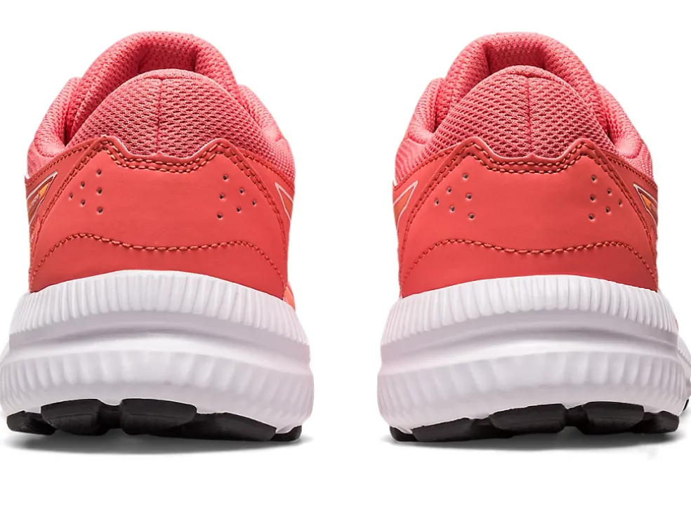 Cheap ASICS CONTEND 8 GRADE SCHOOL Papaya/Summer Dune