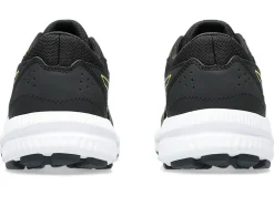 Outlet ASICS CONTEND 8 GRADE SCHOOL Black/Bright Yellow