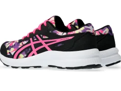Cheap ASICS CONTEND 8 GRADE SCHOOL Black/Hot Pink