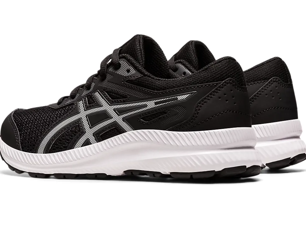 Flash Sale ASICS CONTEND 8 GRADE SCHOOL Black/White