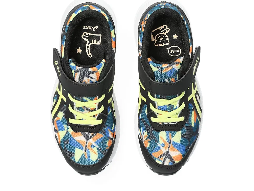 Sale ASICS CONTEND 8 PRE-SCHOOL Black/Glow Yellow