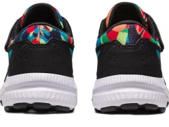 Discount ASICS CONTEND 8 PRE-SCHOOL Black/Island Blue