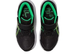 Cheap ASICS CONTEND 8 PRE-SCHOOL Black/Lime Zest