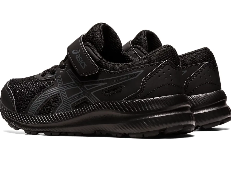 Sale ASICS CONTEND 8 PRE-SCHOOL Black/Carrier Grey