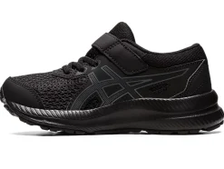 Sale ASICS CONTEND 8 PRE-SCHOOL Black/Carrier Grey