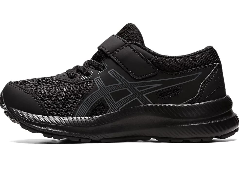 Sale ASICS CONTEND 8 PRE-SCHOOL Black/Carrier Grey