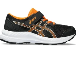Hot ASICS CONTEND 8 PRE-SCHOOL Black/Bright Orange