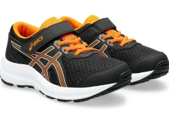 Hot ASICS CONTEND 8 PRE-SCHOOL Black/Bright Orange
