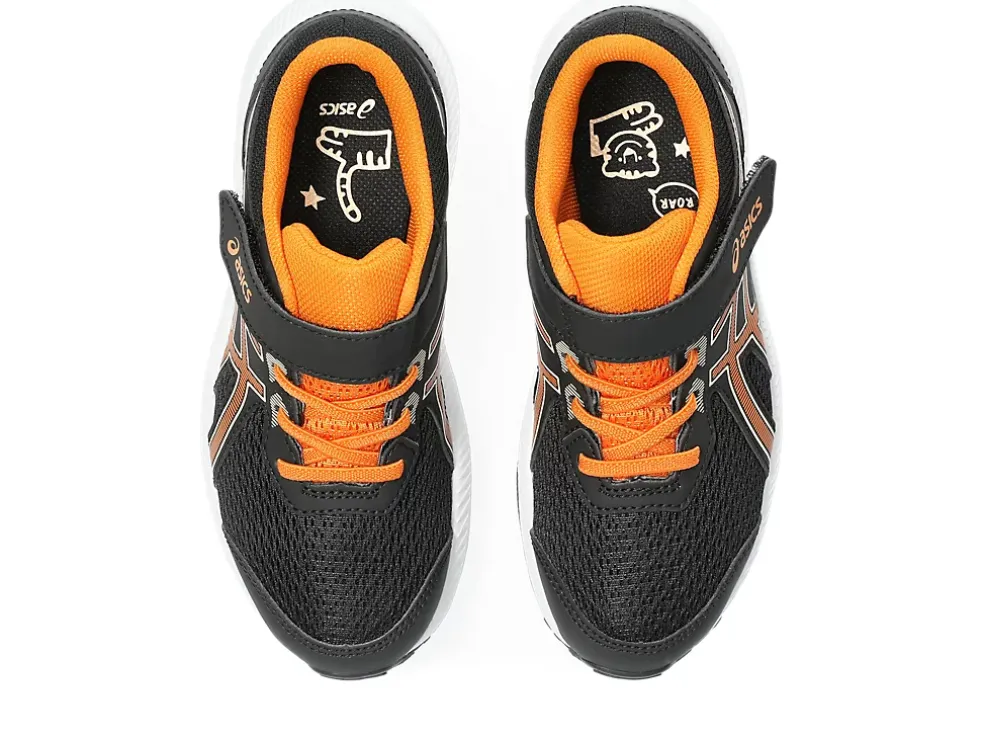 Hot ASICS CONTEND 8 PRE-SCHOOL Black/Bright Orange
