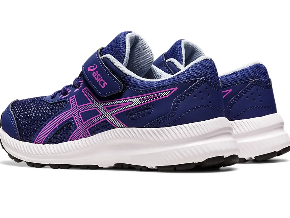 Cheap ASICS CONTEND 8 PRE-SCHOOL Dive Blue/Orchid