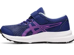 Cheap ASICS CONTEND 8 PRE-SCHOOL Dive Blue/Orchid