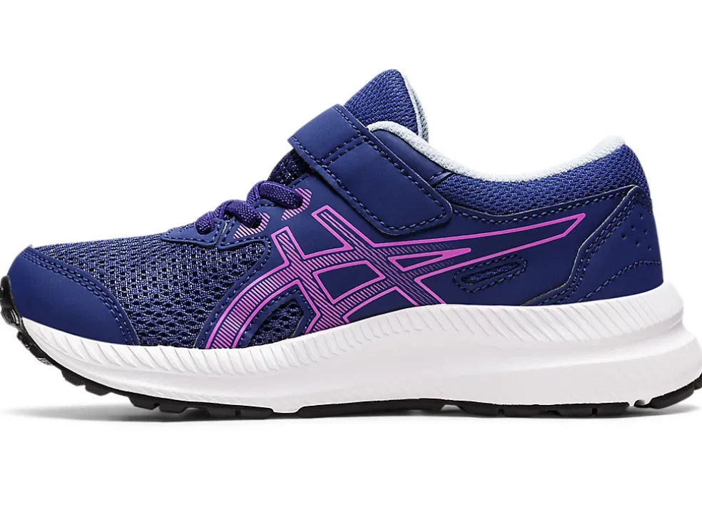 Cheap ASICS CONTEND 8 PRE-SCHOOL Dive Blue/Orchid