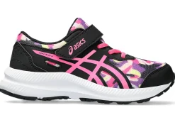 Clearance ASICS CONTEND 8 PRE-SCHOOL Black/Hot Pink