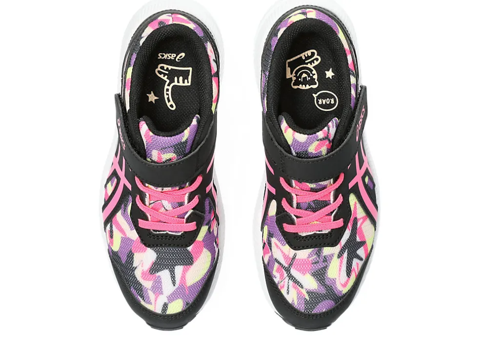 Clearance ASICS CONTEND 8 PRE-SCHOOL Black/Hot Pink