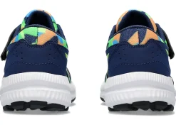 Cheap ASICS CONTEND 8 PRE-SCHOOL Blue Expanse/Electric Lime