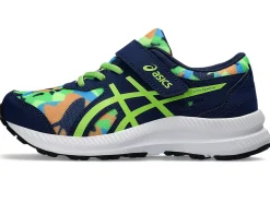 Cheap ASICS CONTEND 8 PRE-SCHOOL Blue Expanse/Electric Lime