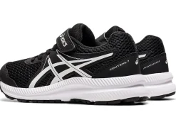 Shop ASICS CONTEND 7 PRE-SCHOOL Black/White
