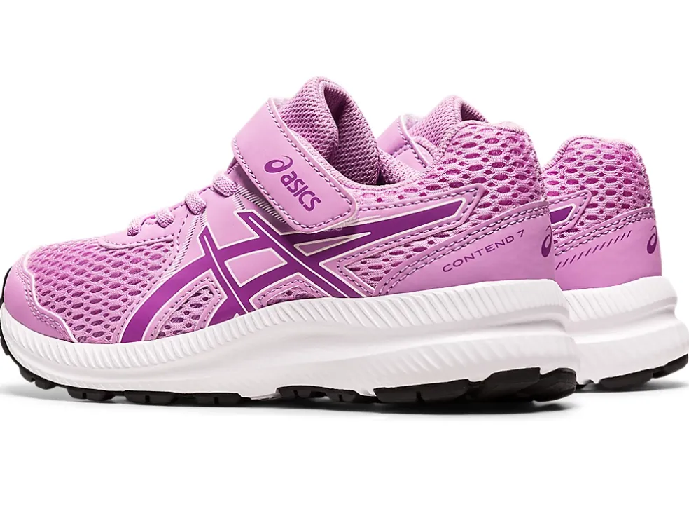 Shop ASICS CONTEND 7 PRE-SCHOOL Lavender Glow/Orchid