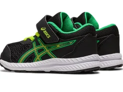 Best ASICS CONTEND 8 TODDLER SIZE Black/Lime Zest
