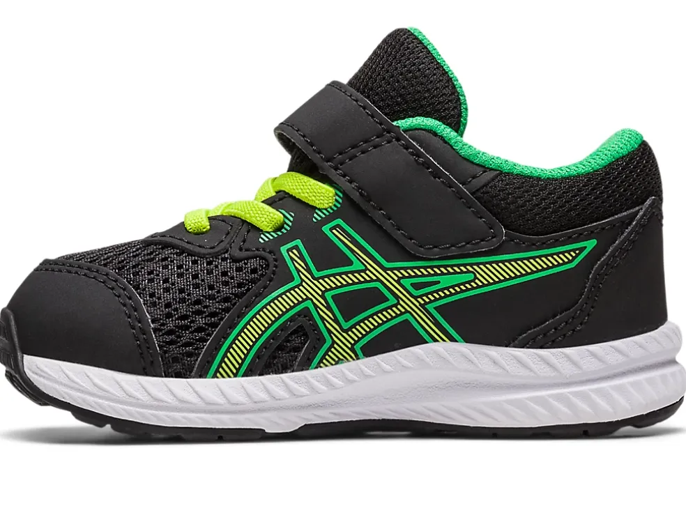 Best ASICS CONTEND 8 TODDLER SIZE Black/Lime Zest