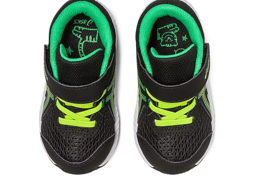 Best ASICS CONTEND 8 TODDLER SIZE Black/Lime Zest