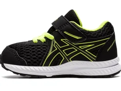 Shop ASICS CONTEND 7 TODDLER SIZE Black/Hazard Green