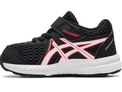 Cheap ASICS CONTEND 7 TODDLER SIZE Black/Electric Red
