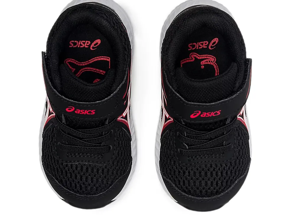 Cheap ASICS CONTEND 7 TODDLER SIZE Black/Electric Red