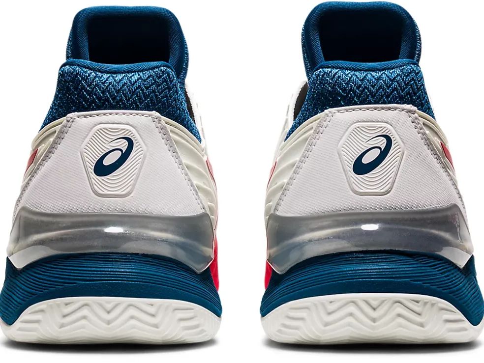 Online ASICS COURT FF 2 CLAY White/Mako Blue