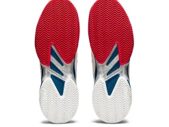 Online ASICS COURT FF 2 CLAY White/Mako Blue