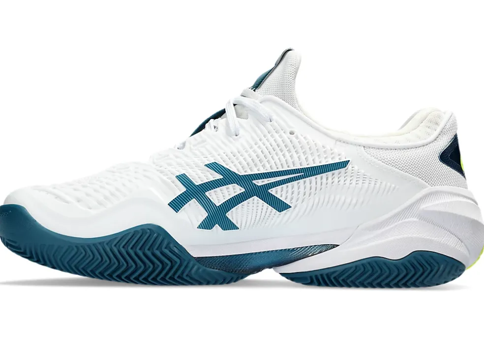 Cheap ASICS COURT FF 3 CLAY White/Gris Blue