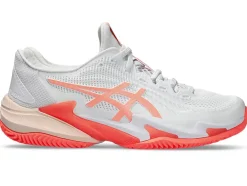 Outlet ASICS COURT FF 3 CLAY White/Sun Coral