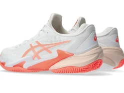 Outlet ASICS COURT FF 3 CLAY White/Sun Coral