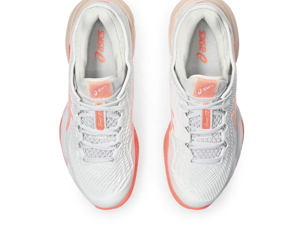 Outlet ASICS COURT FF 3 CLAY White/Sun Coral