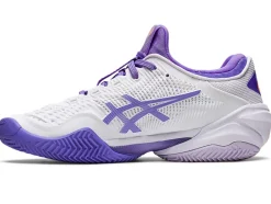 Shop ASICS COURT FF 3 CLAY White/Amethyst