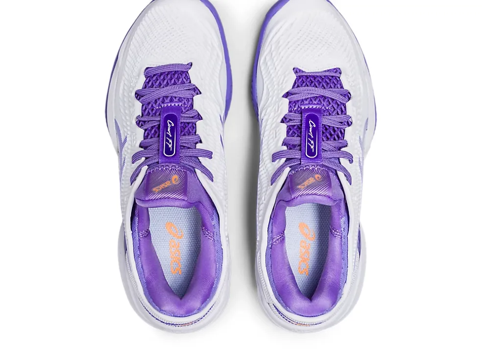 Shop ASICS COURT FF 3 CLAY White/Amethyst