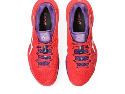 Fashion ASICS COURT FF 3 NOVAK Classic Red/White