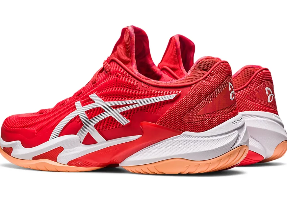 Sale ASICS COURT FF 3 NOVAK Fiery Red/White
