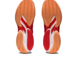 Fashion ASICS COURT FF 3 NOVAK CLAY Fiery Red/White