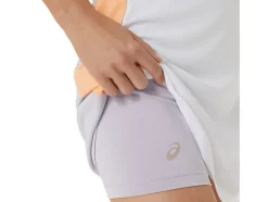 Outlet ASICS COURT GRAPHIC DRESS Brilliant White/Dusk Violet