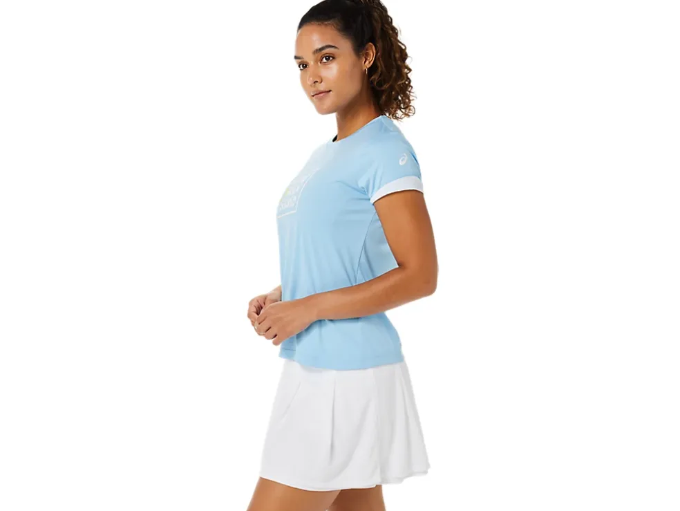 Best Sale ASICS COURT GRAPHIC TEE Arctic Sky