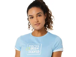 Best Sale ASICS COURT GRAPHIC TEE Arctic Sky