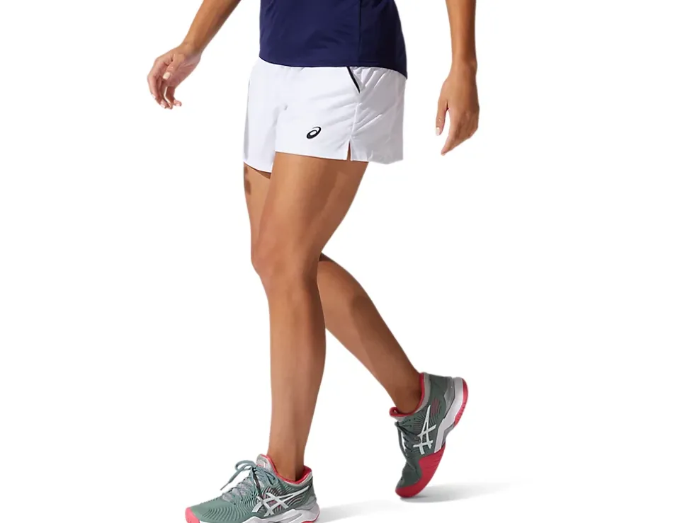 Cheap ASICS COURT SHORT Brilliant White