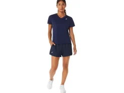 Flash Sale ASICS COURT STRIPE SHORT SLEEVE TOP Midnight