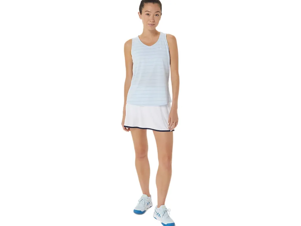 Best Sale ASICS COURT STRIPE TANK Soft Sky