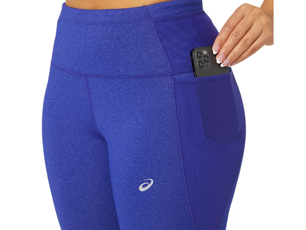 Discount ASICS DISTANCE SUPPLY 7/8 TIGHT Eggplant Heather