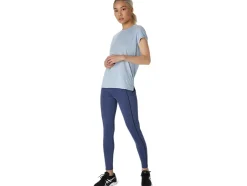 New ASICS DORAI SHORT SLEEVE TOP Mist Heather